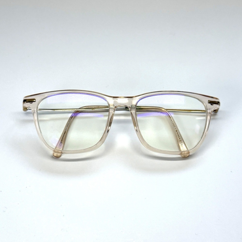Eyebuydirect Sebastian Eyeglasses Frame Only 52-17-145 C3 Clear Rose Gold Square